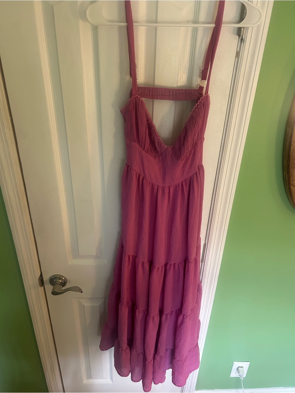 Princess Polly Mauve Pink Tiered Midi Dress